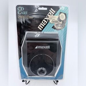 Maxell CD Radial Cleaner NEW SEALED 1998 Restores DVDs, CDs, & CD-ROMs CD-320